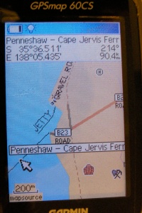 GPS60CS displaying shonkymap